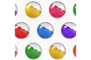 ENTERVENDING Capsule Vending Machine Translucent Round Capsules Empty 100 pcs 2 inch - Gumball Machine Capsules Bulk Party Favors Containers - Easter Basket Stuffers Gifts Pinata Stuffers DIY Craft Supplies