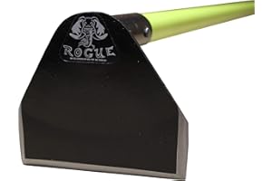 ROGUE BY PROHOE MFG LLC Prohoe Rogue Flat Head Garden Hoe, 60" Fiberglass Handle, 5" Hoe Head
