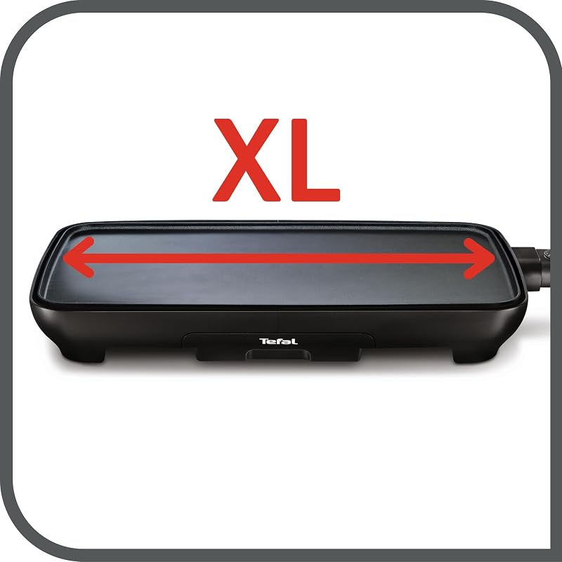 - Malaga XL - Plancha électrique - 6 à 8 personnes - 2000W - Noir