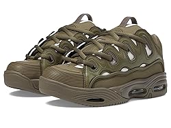 Osiris Men's D3 2001 Skate Shoe, Olive/White, 10.5