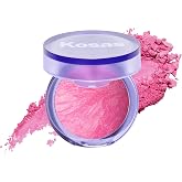 Kosas Blush Is Life Talc-Free Baked Powder Blush for Face, Cool Baby Pink | Hydrating baked blush with squalane and hyaluronic acid to deliver buildable color and a natural-looking glow.