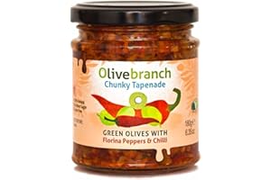 Olive Branch Olive Tapenade with Florina Peppers & Chilli 180g