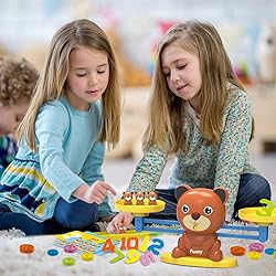 REMOKING Bear Balance Game, Funny Math Counting Toy