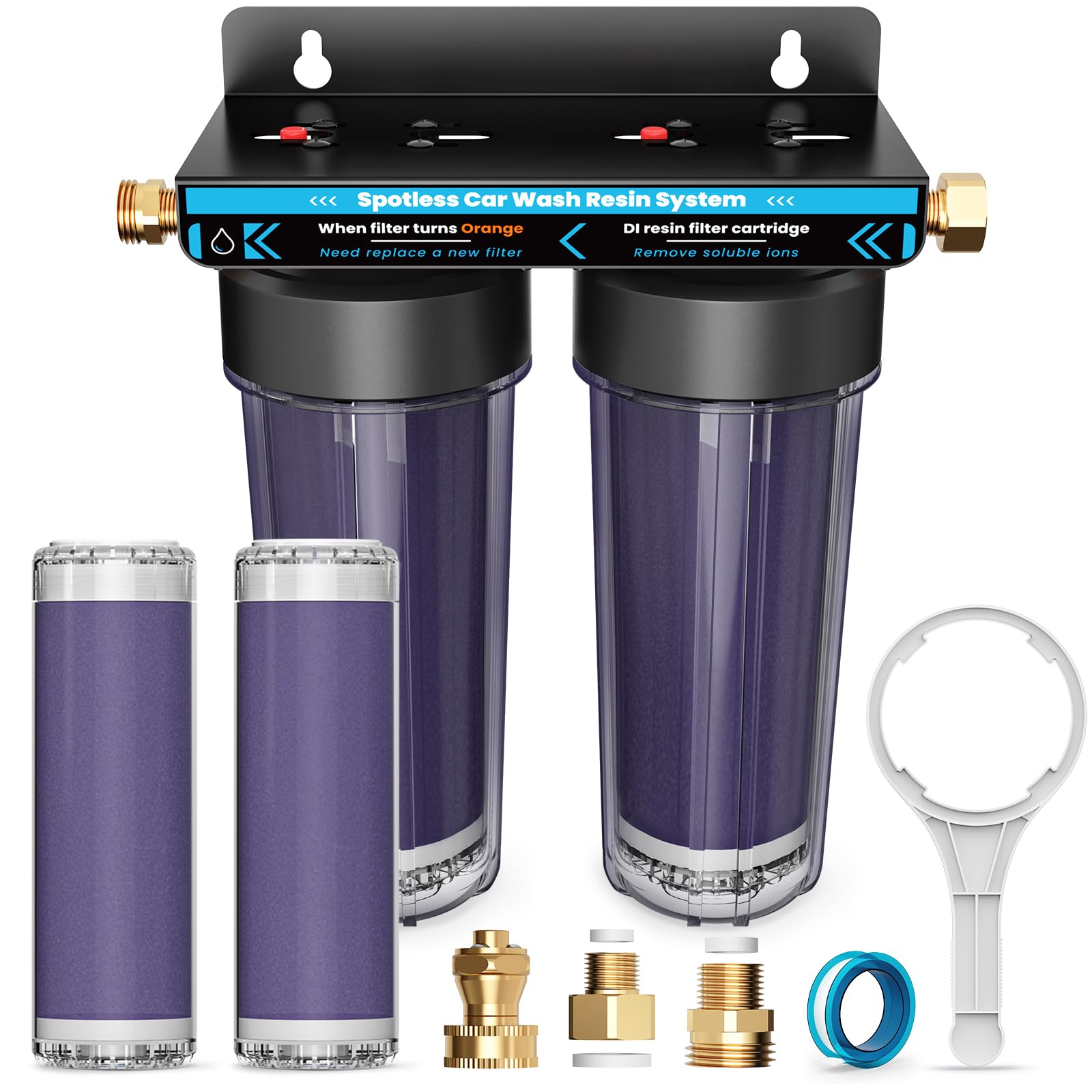 Photo 1 of Spotless Water System for Car Wash,Deionized Water System for Car Wash, Deionized Water Filter with Resin,Suitable for RVs,Cars,Motorcycles,Windows,Boats,Without The Need for Towel Drying