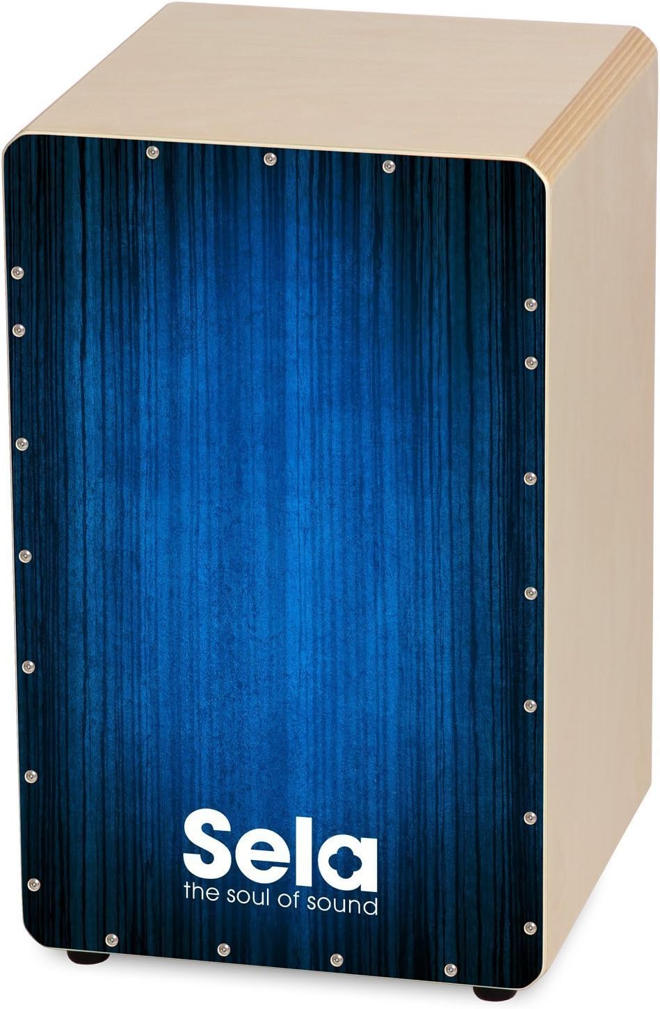Sela SE 136 FR Varios Blue Cajon Set including backpack, cajon pad, French cajon method, CD and DVD - Image 3