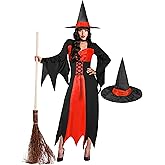 CICOCI Witch Costume Women With Wicked Witch Hat Halloween Costume For Adult Witch dress Full Outfits