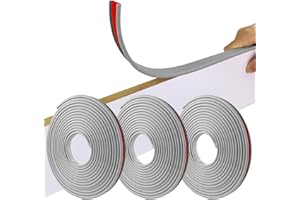 STANCE TUNING USA U-Shape Edge Banding, 16.4ft Self Adhesive Furniture Edge Protector, Countertop Edge Trim and Collapsible Edge Guards for Countertop Table Cabinets Shelves Restoration （0.35",Grey)