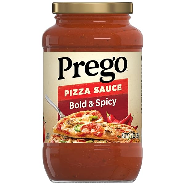 PREGO BOLD AND SPICY PIZZA SAUCE, 14 OZ...