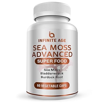 Sea Moss Capsules with Burdock Root