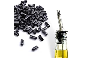 100Pcs Liquor Bottle Pourers Spout - Liquor Dispenser for Home Bar Pour Spouts for Wine Bottles Oil Topper Pourer Tip - Stain