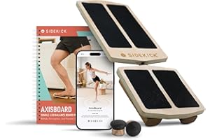 SIDEKICK AxisBoard Rehab & Training System | Balance Board & Physical Therapy Manual for Foot and Ankle Rehab | Recover from 