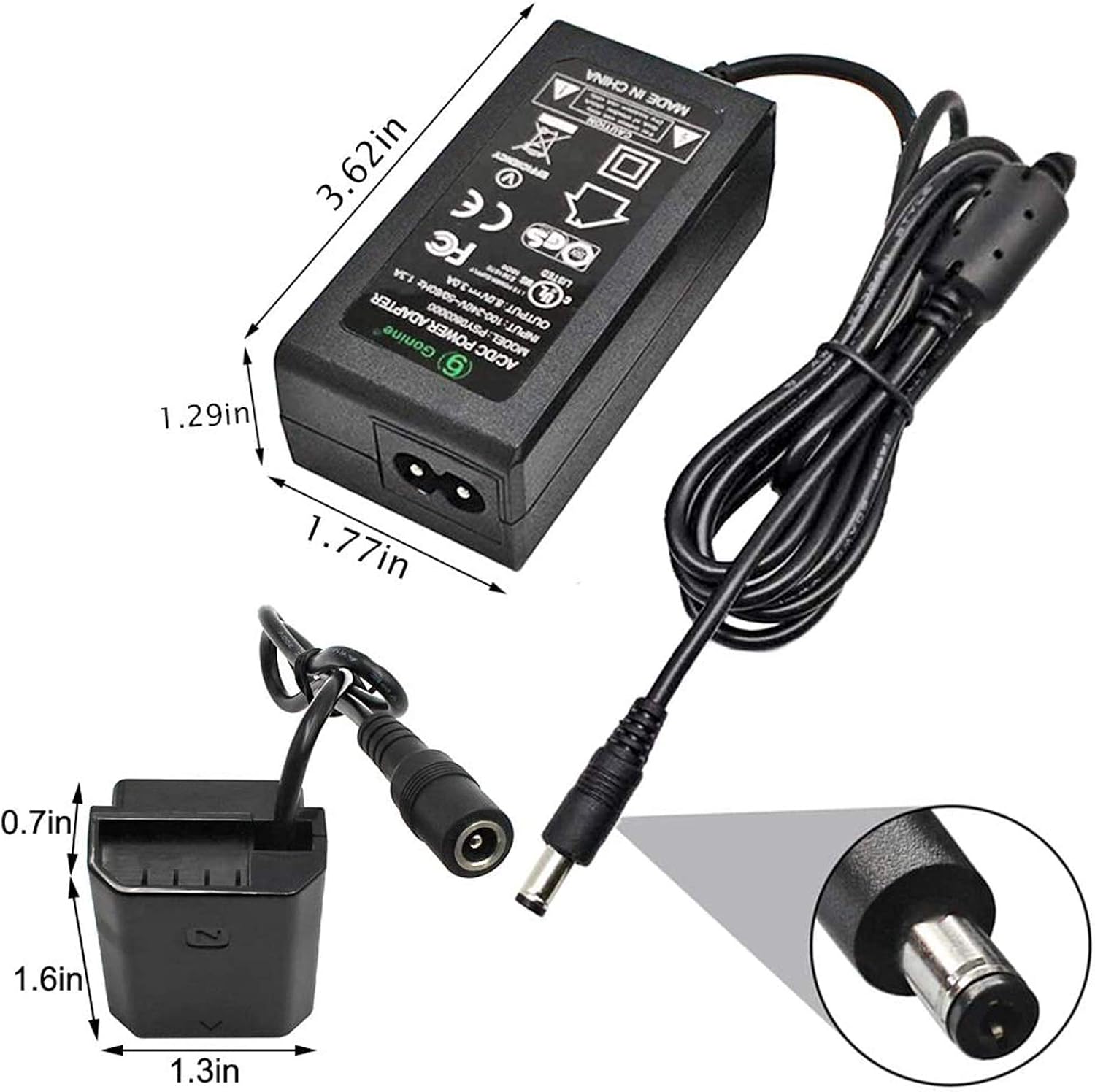 Gonine NP-FZ100 A7III A7IV Dummy Battery Power Supply Adapter Kit for Sony A7 III, A7 IV, A7S III, A7R III, A7R IV, A7R V - Image 4