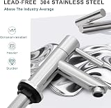 Wasserrhythm Twin Bath Taps Chrome Lead-Free 304 Stainless Steel 1/4 Turn view 3