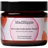 Mad Hippie MicroDermabrasian Facial, Exfoliating Scrub, 2.1 Fl Oz | Dual-Action Exfoliant Face Scrub with AHA Fruit Acid Complex, Probiotics &amp; Squalane for an Instant Glow-Up, Citrus Scent