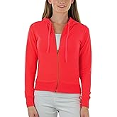ToBeInStyle Junior's Cotton Long Sleeve Zip Up Hoodie