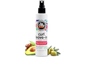 SO COZY SoCozy Leave In Conditioner Spray (5.2 Fl Oz) Paraben-Free Detangler for Kids' Curly Hair, Deep Conditioner & Tangle-Free Curls, Gentle & Nourishing with Keratin, Vitamin B5, Olive Oil & Jojoba Oil