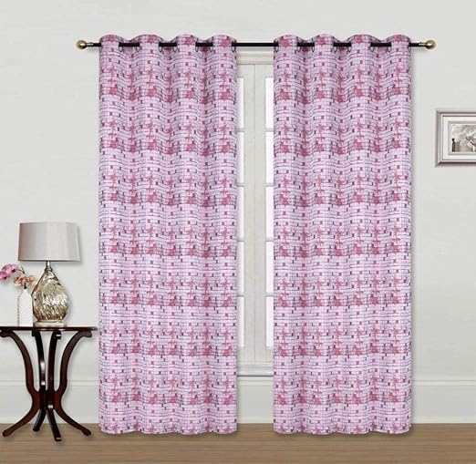 GGDPSJT Cortina de impresión de patrón 3D HD 400x280cm Patrón rosa