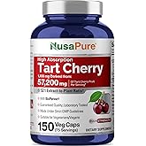 NusaPure Tart Cherry 57,200mg per Caps, 150 Count, Vegan, Non-GMO, Gluten Free