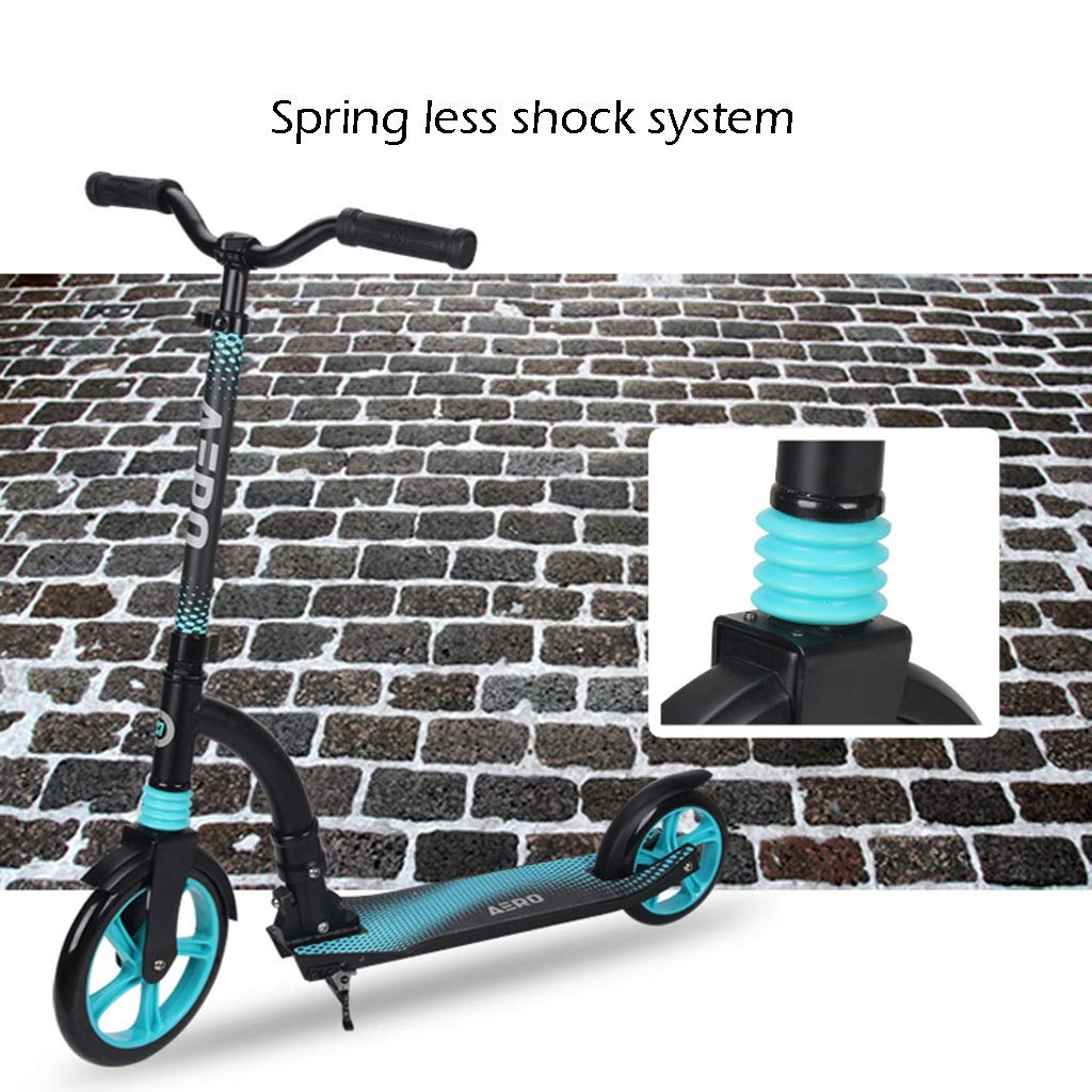 青 色 大きな車輪を持つ大人のスクーター 女性のための軽量折りたたみキックスクーター男性の通勤 100kg 非電気 キックスクーター キックボード B07kszybyw Red Red キックボード本体 日本製 Blueparadise Chania Com