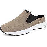 riemot Men's Slip-On Mules, Closed Toe Comfort Shoes Brown US 9-14 | Cushioned latex insole, lightweight MD midsole and slip-resistant rubber outsole for daily indoor-outdoor wear