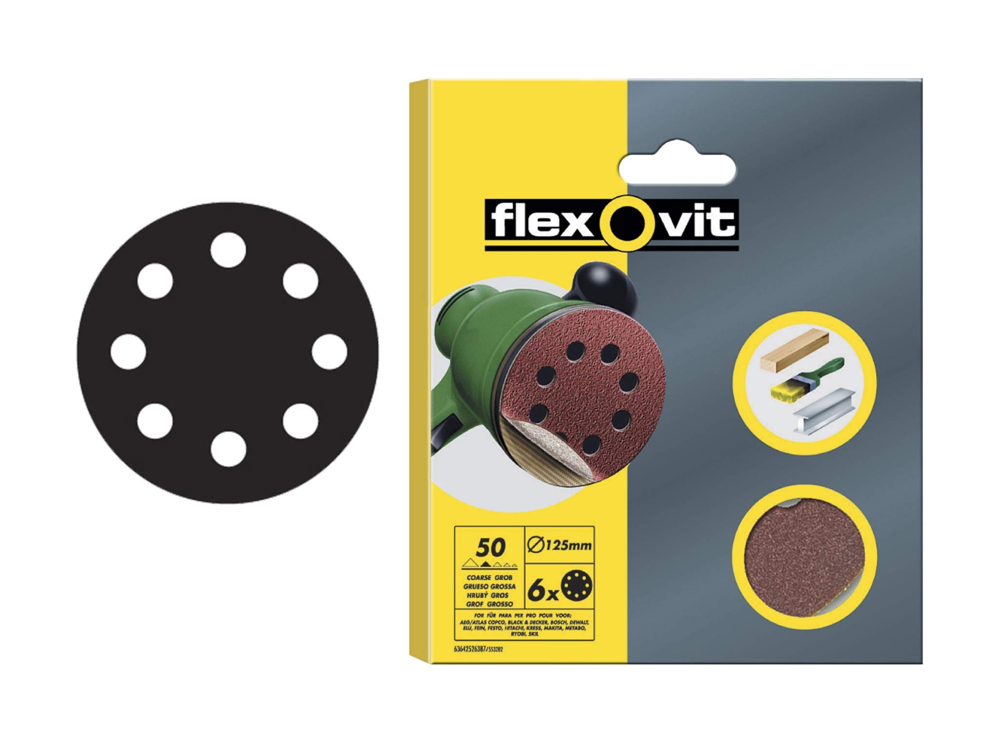Flexovit FLV26707 Sanding Discs