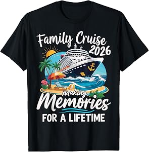 Family Cruise 2026 Family Matching Cruise Vacation Party T-Shirt
