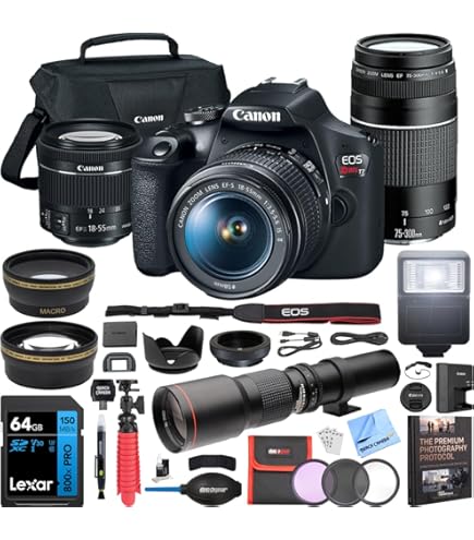 Amazon.com : Canon EOS Rebel T7 DSLR Camera with 18-55mm is II