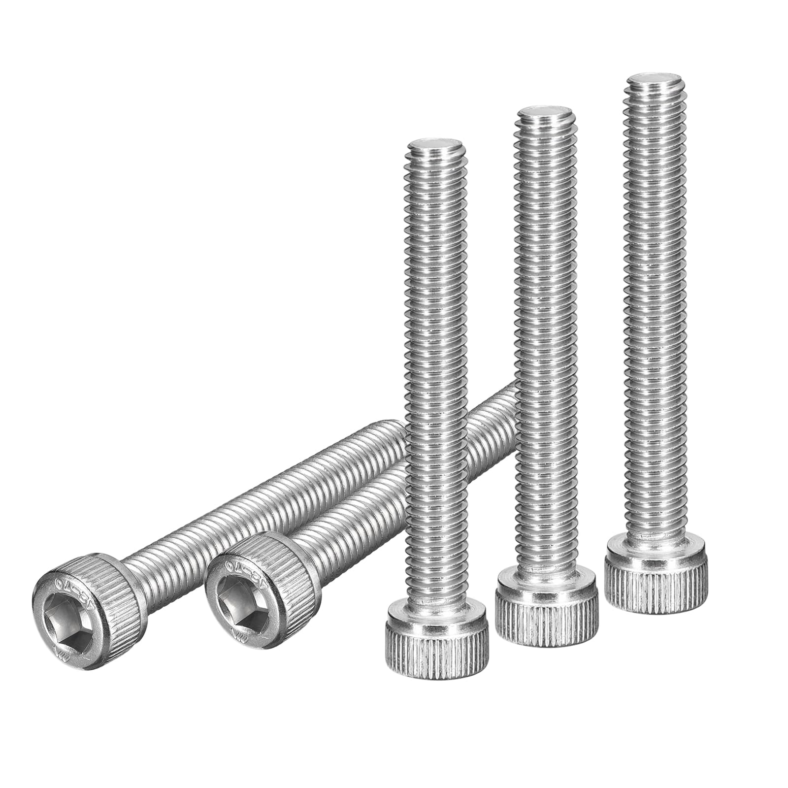 DTGN M6x45mm Socket Head Cap Screws Bolts, 20Pcs 304 Stainless Steel 18-8, Metric Machine Hex Socket Screw, Hex Drive, Bright Finish, UNC Coarse Thread Fully Threaded — image 1