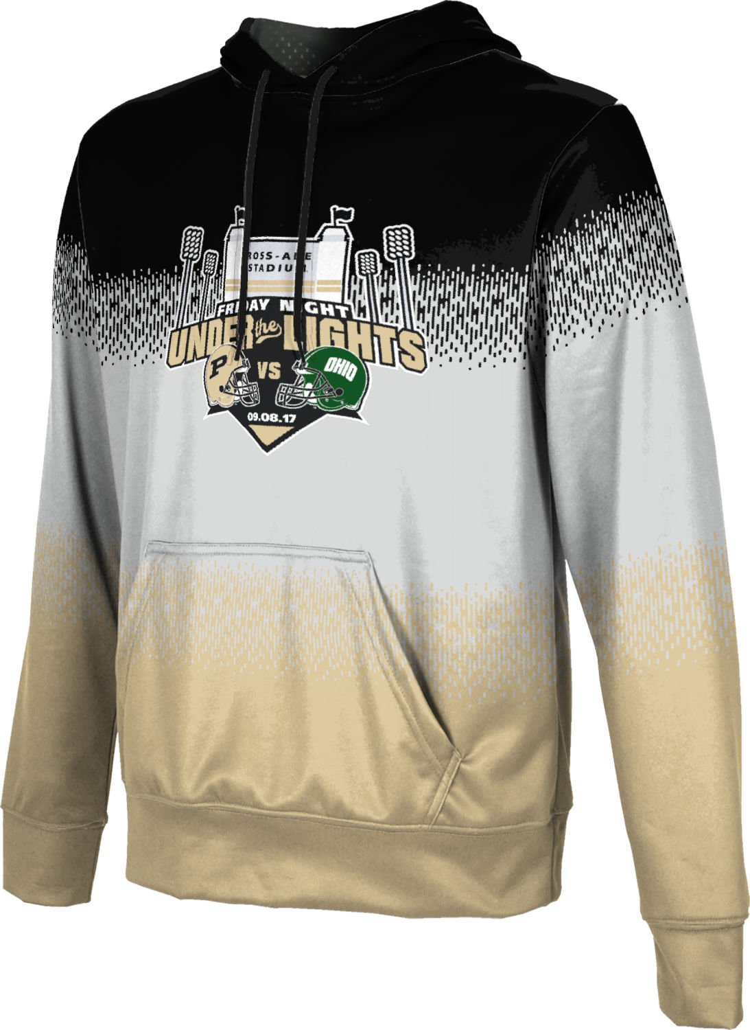 ProSphere Boiler Up University Men's Pullover Hoodie, School Spirit Sweatshirt (Drip)