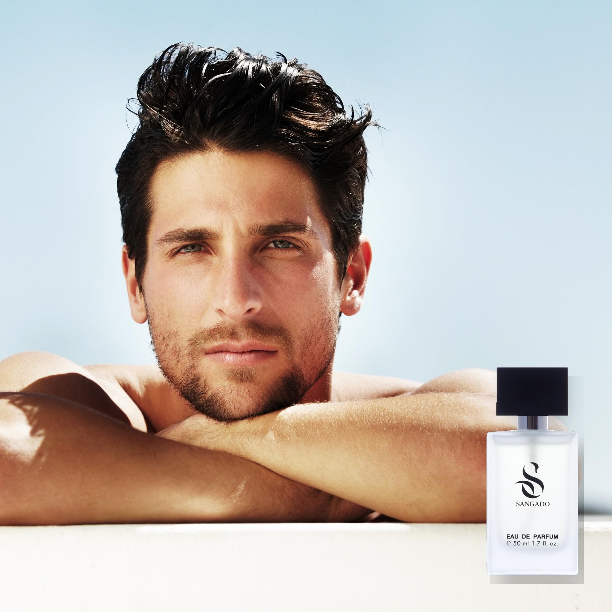 SANGADO Acqua Genovese, Parfüm für Herren (eau de parfum), 8-10 Stunden Langanhaltend, Luxuriös Duftendes, 50 ml, Code: 602 2