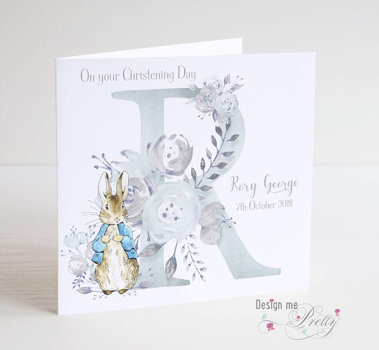 Peter Rabbit Boys Christening Card Amazon.co.uk Handmade