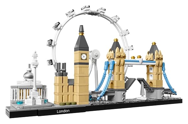 LEGO ARCHITECTURE LONDON SKYLINE COLLECTION 21034 BUILDING SET MODEL KIT AND GIFT FOR KIDS AND ADULTS (468 PIECES)