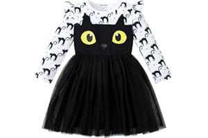 Magic Park 12M-9Y Toddler Girl Holiday Tulle Dress Girls Long Sleeve Tutu Dresses Kids Casual Outfits Winter Clothes