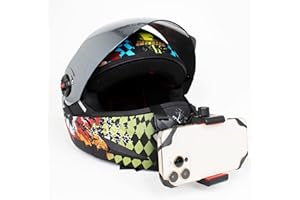 Action Pro Helmet Chin Mount Strap Set Compatible with All Smartphones GoPro Hero 13 12 11 10 9 8 7 6 5 4 SJCAM DJI Osmo and 