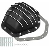 A-Premium Rear Differential Cover with Gasket Compatible with Chevrolet | for Chevrolet Suburban 2500 Chevy &amp; GMC Duallie, Sealed Against Leaks
