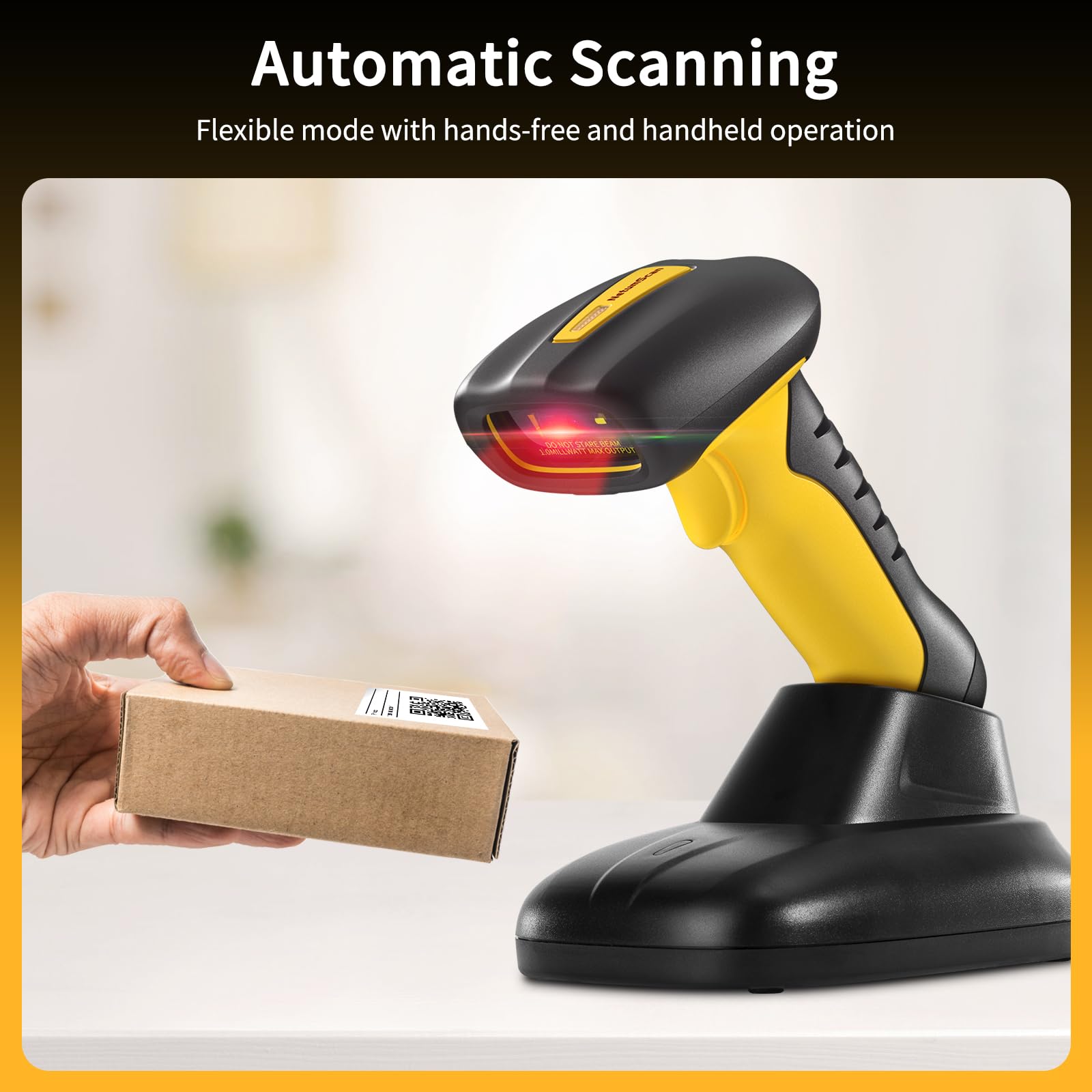 NetumScan Upgraded Industrial Bluetooth QR Barcode