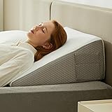 Bedluxe Wedge Pillow, 10 inch Bed Wedge Pillow for