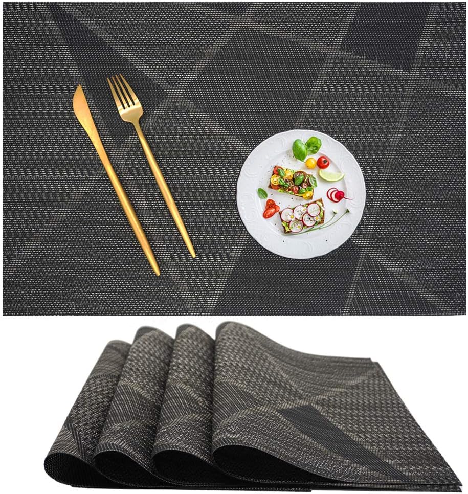 Utalek Placemats, Heat Resistant Placemats Stain Resistant