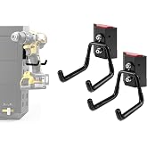 2 Pcs Heavy Duty Utility Hook Fit for ToughBuilt StackTech Toolboxes,Packout Toolbox Rail Mounted Tool Hanger for Extension Cords, Hoses, Wires and Power Drill