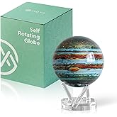 MOVA Self Rotating Globe, Jupiter Signature (6") | solar powered globe, no batteries or cords, gift for astronomy lovers, premium kinetic display, space desk decor