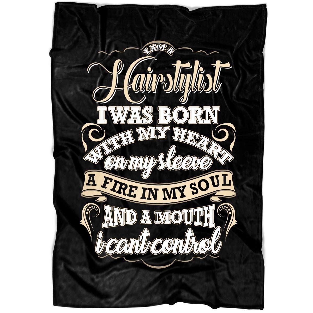 Amazon Com Tucstore My Job Soft Fleece Throw Blanket I M A Hair