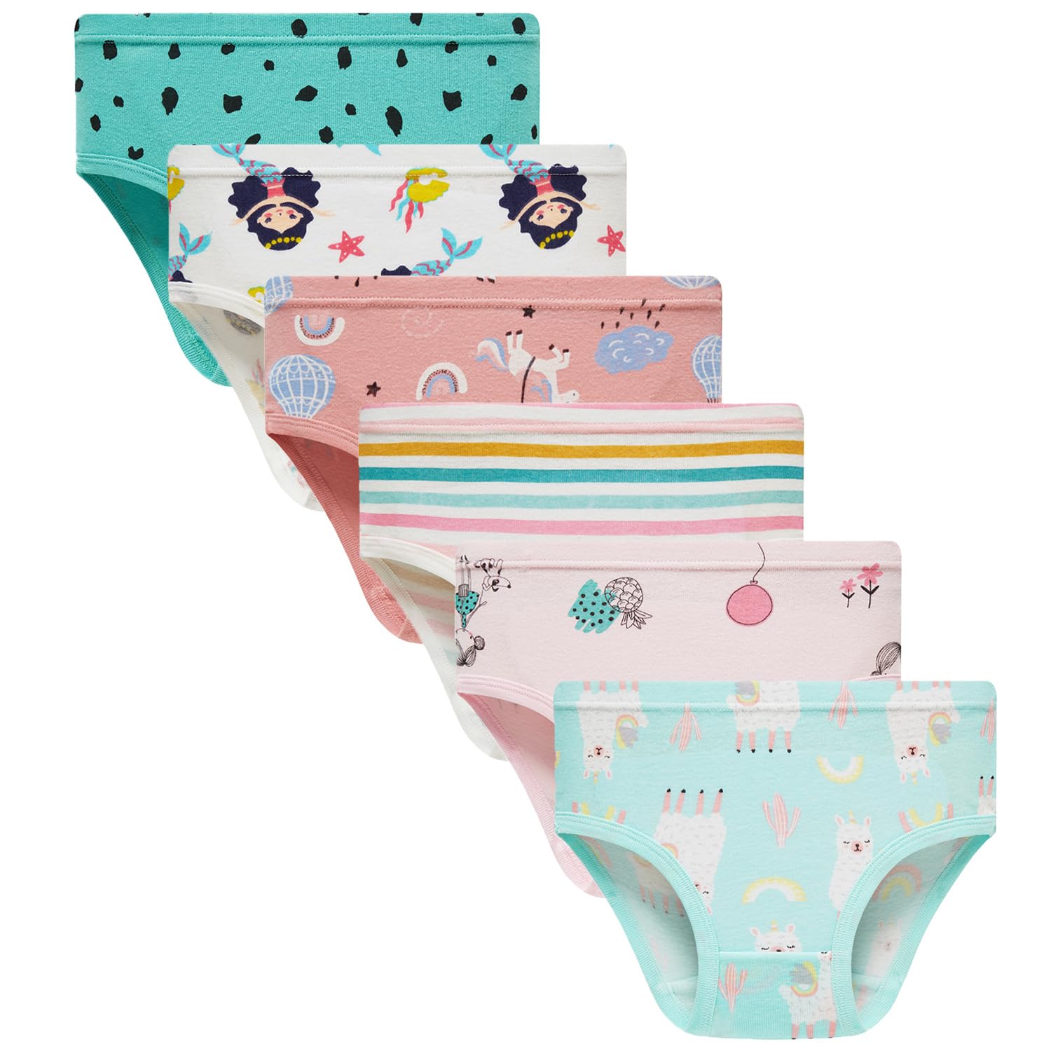 Cadidi Dinos Baby Girls Soft Cotton Underwear Briefs Toddler