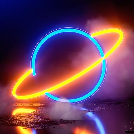 Amazon Com Koicaxy Planet Neon Sign Acrylic Neon Light Wall Light Led Wall Decor Battery Or Usb Powered Light Up Acrylic Neon Sign For Bedroom Kids Room Living Room Bar Party Christmas Wedding koicaxy planet neon sign acrylic neon light wall light led wall decor battery or usb powered light up acrylic neon sign for bedroom kids room
