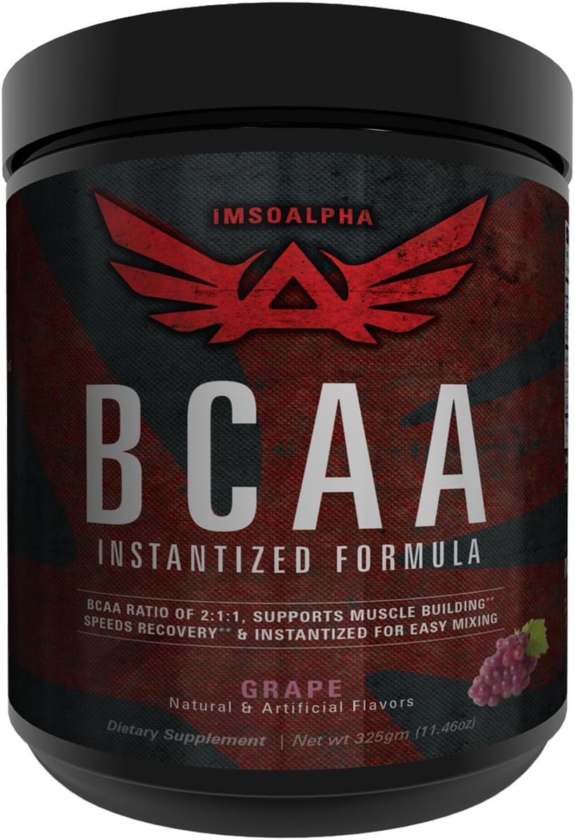 ImSoAlpha Instantized BCAA Formula 46 Serving (Grape)