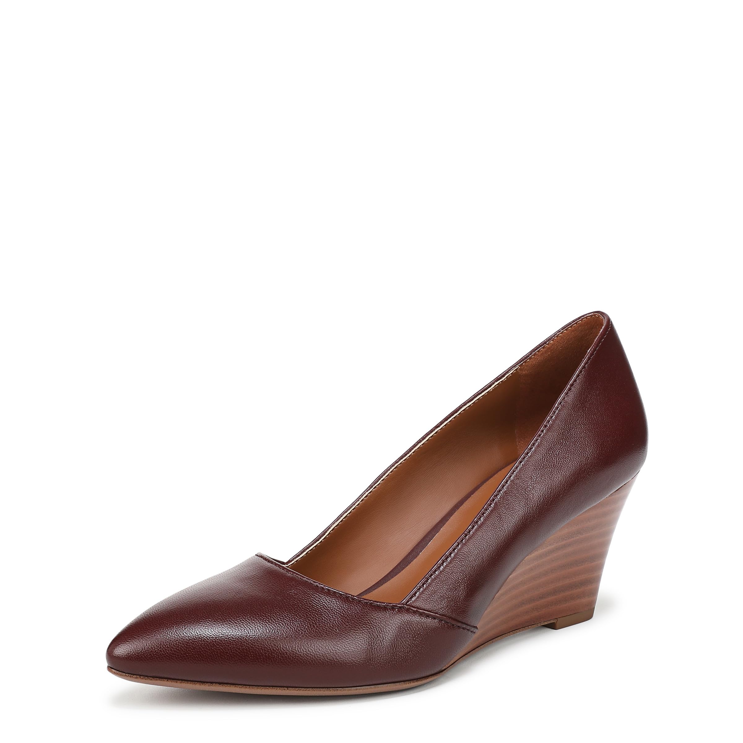 Franco Sarto Women’s Frankie Pump Oxblood Red Leather 6 M
