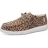 Betrue Lightweight Boat Shoes for Women, Womens Casual Loafers, Womens Slip On Deck Shoes, Breathable Canvas Sneakers for Women