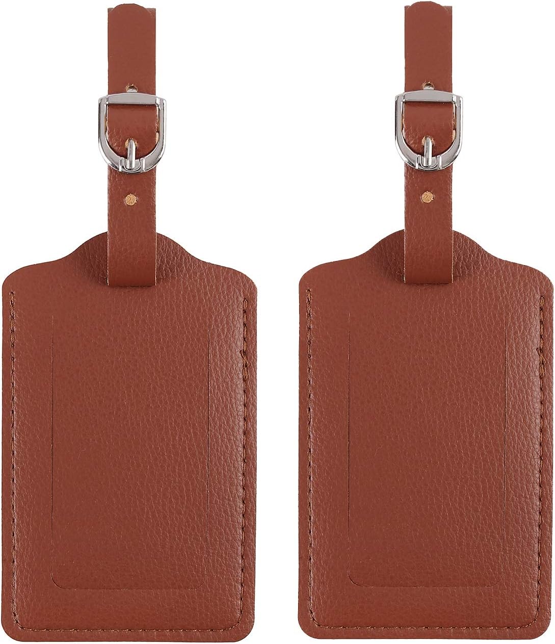 leather luggage labels