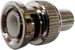 Digiwave Electronics Cable Connector BNC Male Terminator 75 Ohms (50 pcs/Bag)(10pcs/PK), Silver (DGA63058B)