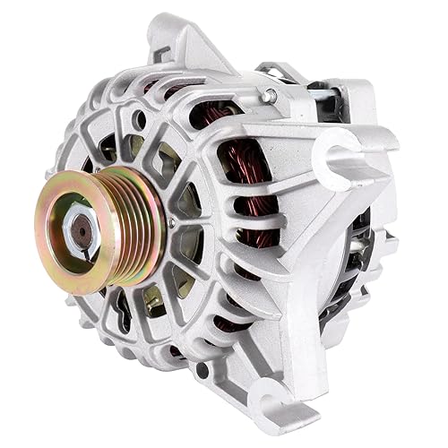 SCITOO Alternator Fits for Ford Mustang 4.6L 4.6 1999 2000 2001 2002 2003 2004-12V 105Amp CW 6-Groove Pulley, Replace OE 8252 8252N AFD0059 XR3U-10300-AA XR3U-10300-AB XR3U-10300-AC