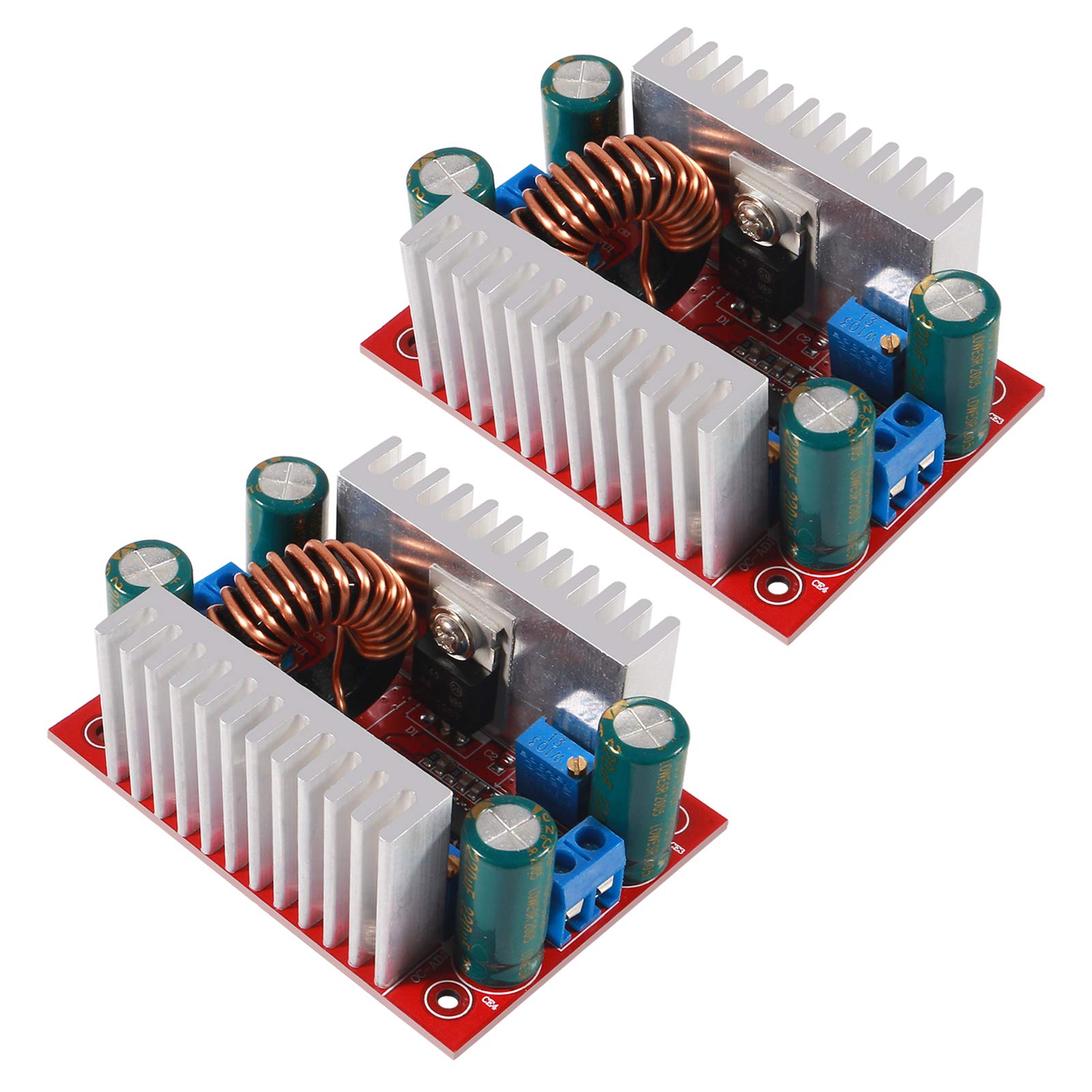 Buy AITRIP 2pcs, DC 400W 15A Power Supply LED Drive,Boost Module, DCDC